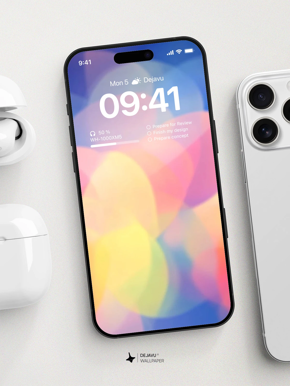 Colorful Bokeh Wallpaper 4K for iPhone Lock Screen
