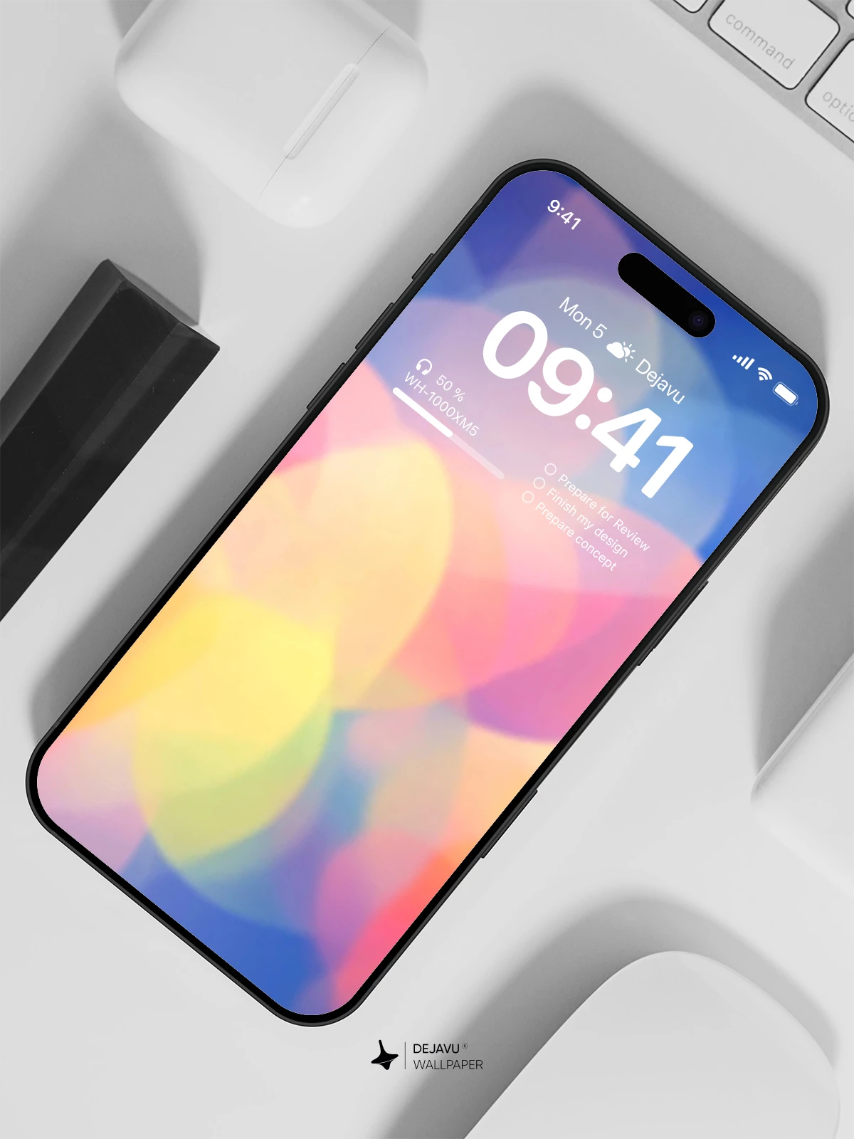 Colorful Bokeh Wallpaper 4K for iPhone Lock Screen