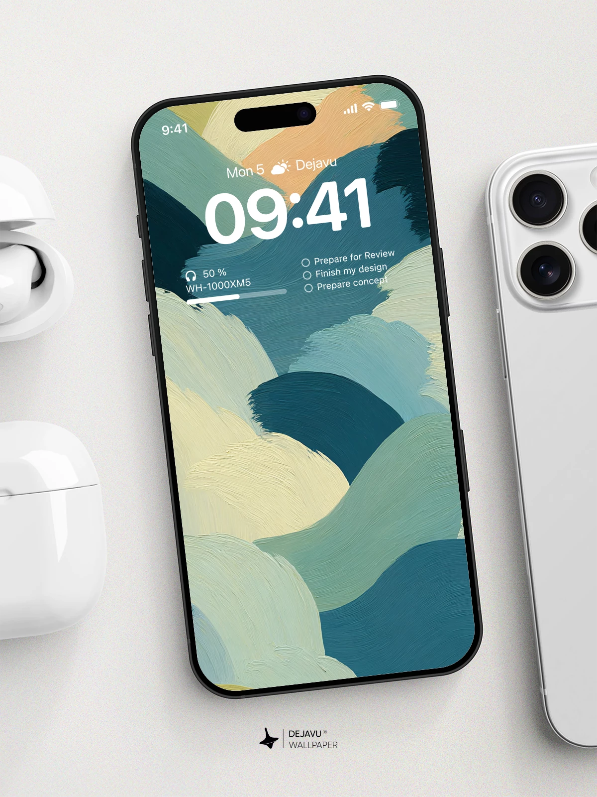 Abstract Wave Wallpaper 4K for iPhone Lock Screen
