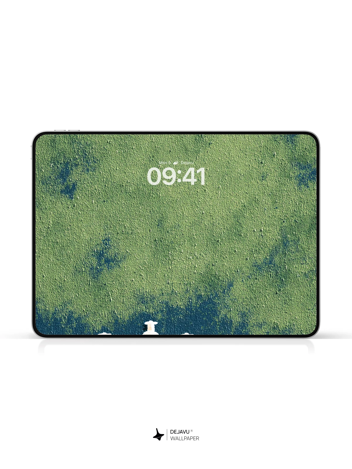 Green Sheep Wallpaper 4K for iPhone Lock Screen