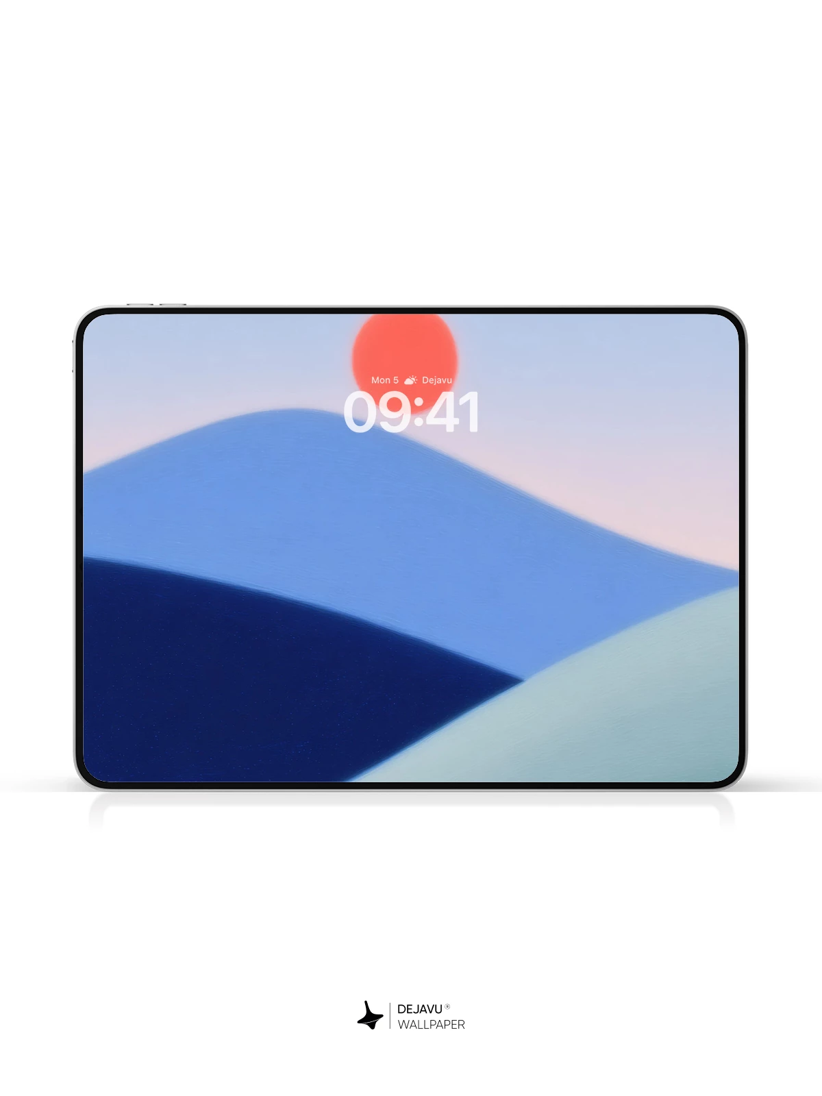 Minimalist Abstract Landscape Wallpaper 4K for iPhone Lock Screen