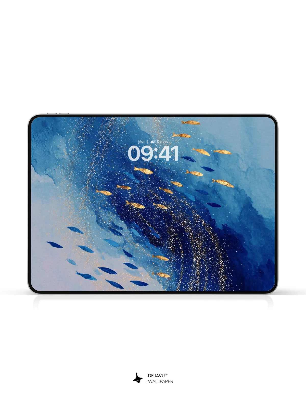 Ocean Fish School Wallpaper 4K for iPhone Lock Screen