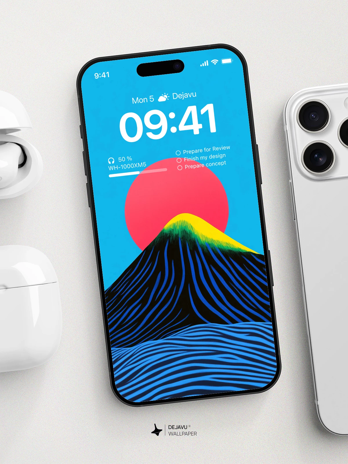 Sunrise Mountain Wallpaper 4K for iPhone Lock Screen