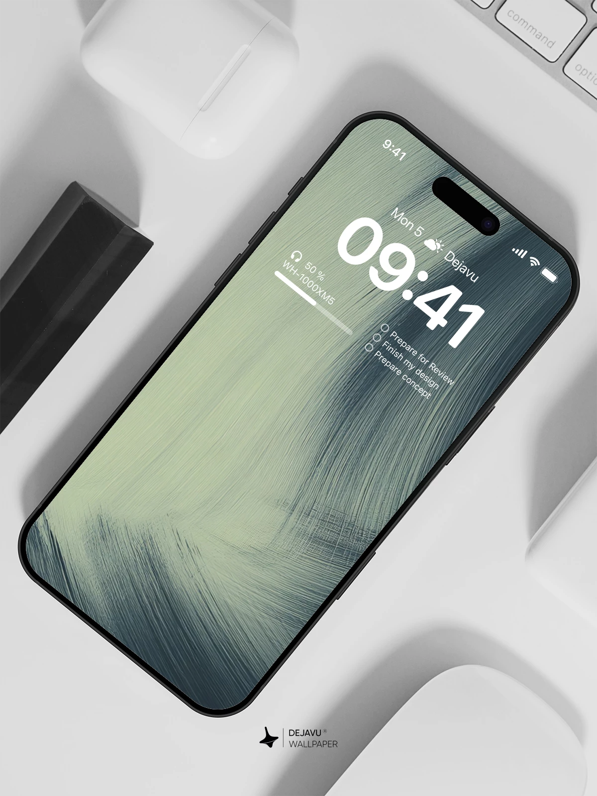 Abstract Brushstroke Wallpaper 4K for iPhone Lock Screen