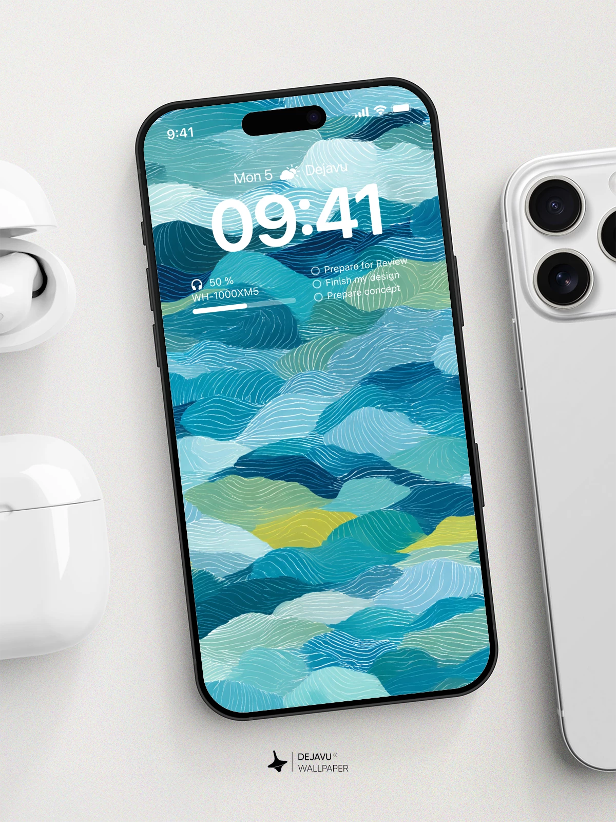 Ocean Waves Wallpaper 4K for iPhone Lock Screen