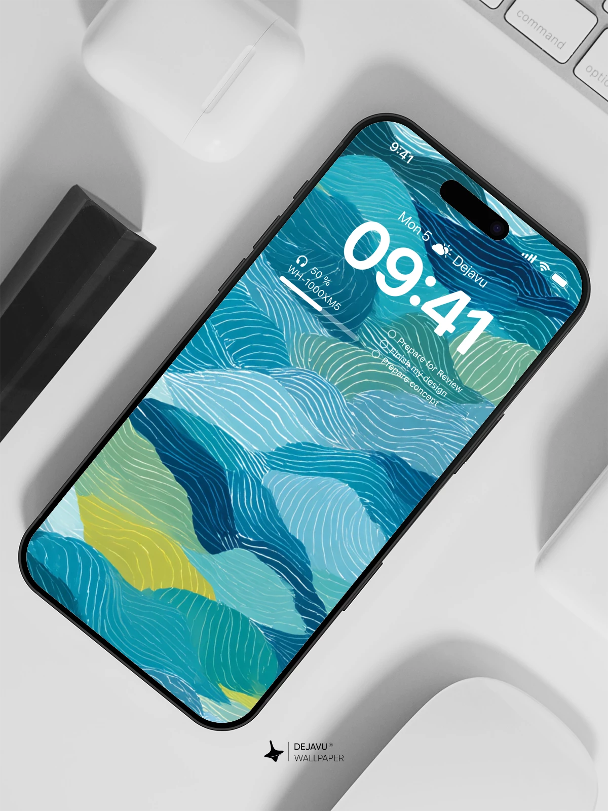 Ocean Waves Wallpaper 4K for iPhone Lock Screen