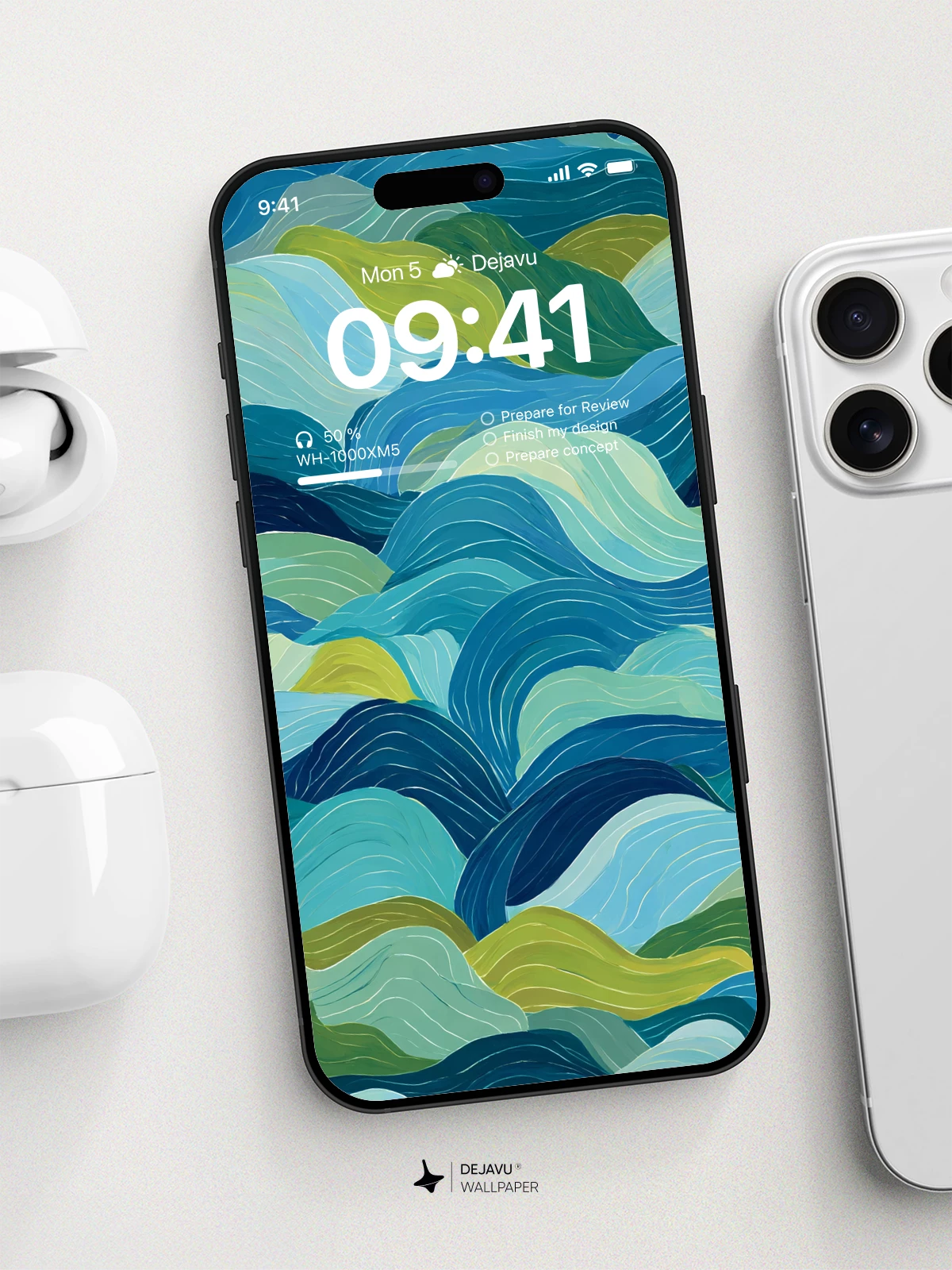 Ocean Waves Wallpaper 4K for iPhone Lock Screen