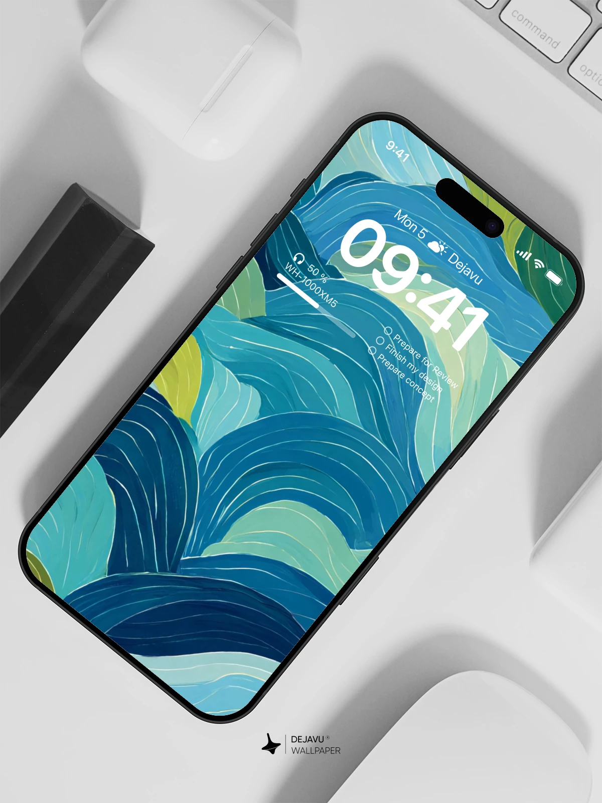 Ocean Waves Wallpaper 4K for iPhone Lock Screen