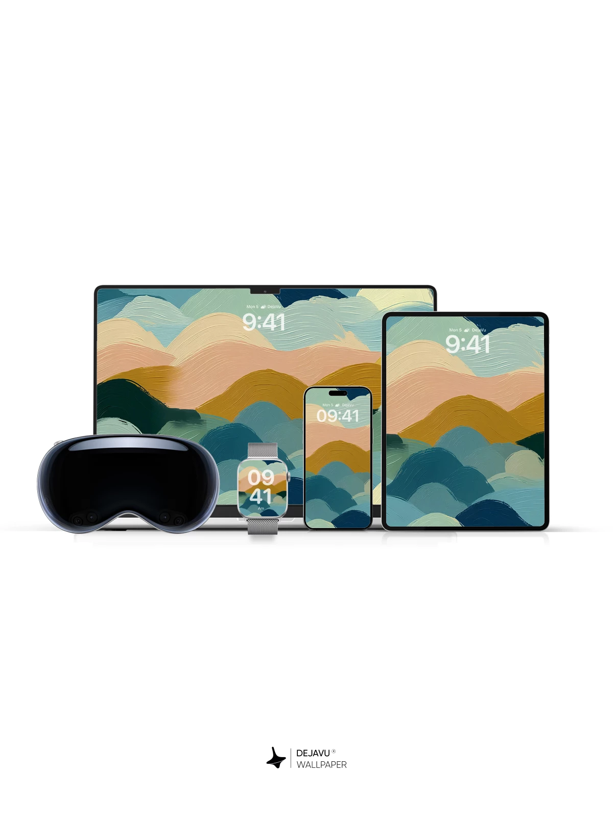Abstract Waves Wallpaper 4K for iPhone Lock Screen