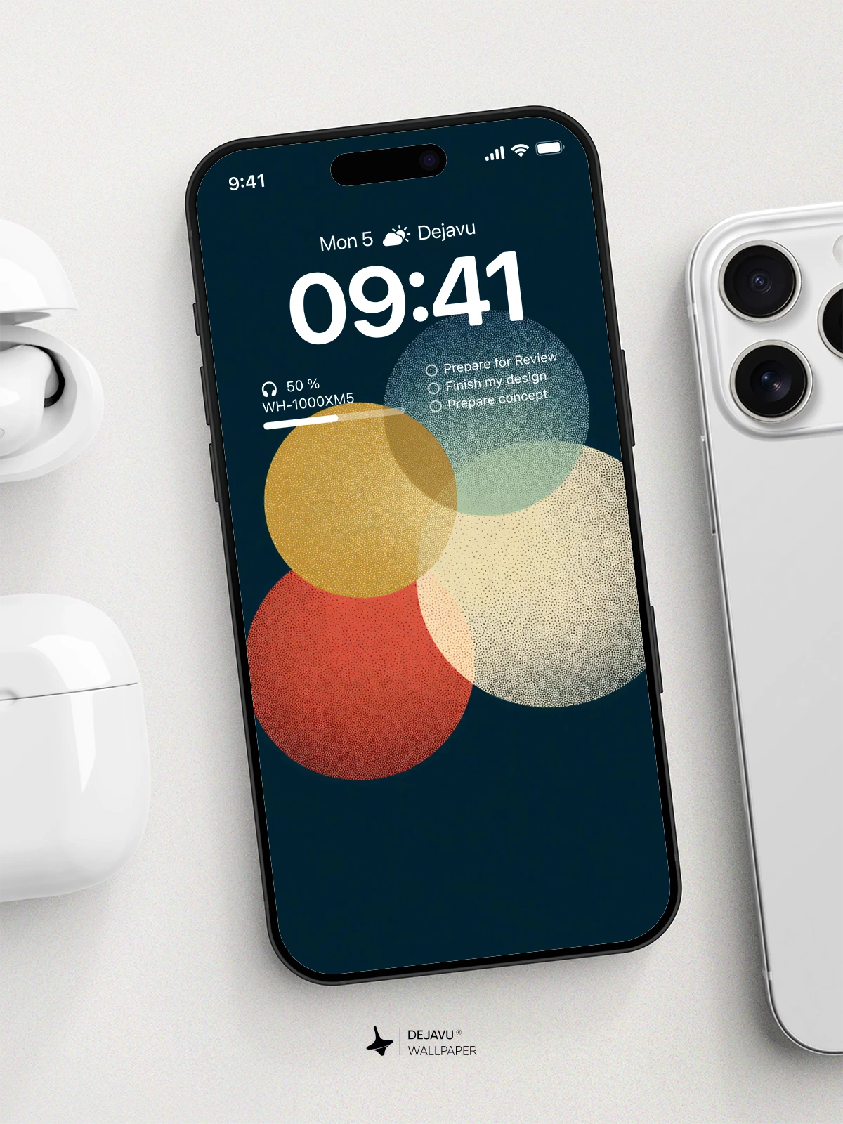 Colorful Circles Wallpaper 4K for Mobile Background