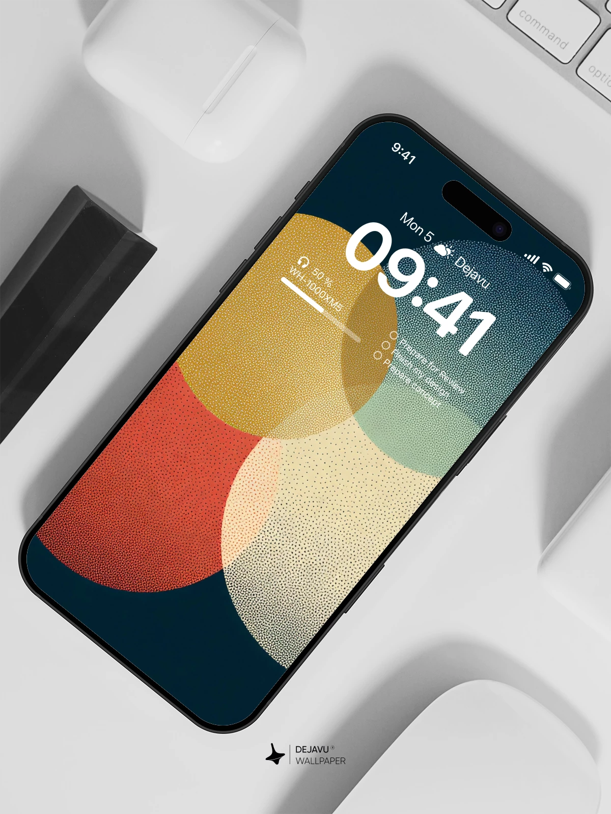 Colorful Circles Wallpaper 4K for Mobile Background