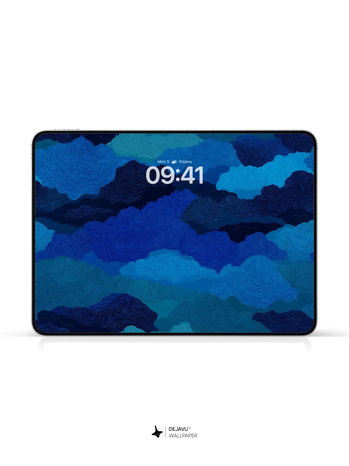 Blue Waves Wallpaper 4K for iPhone Lock Screen