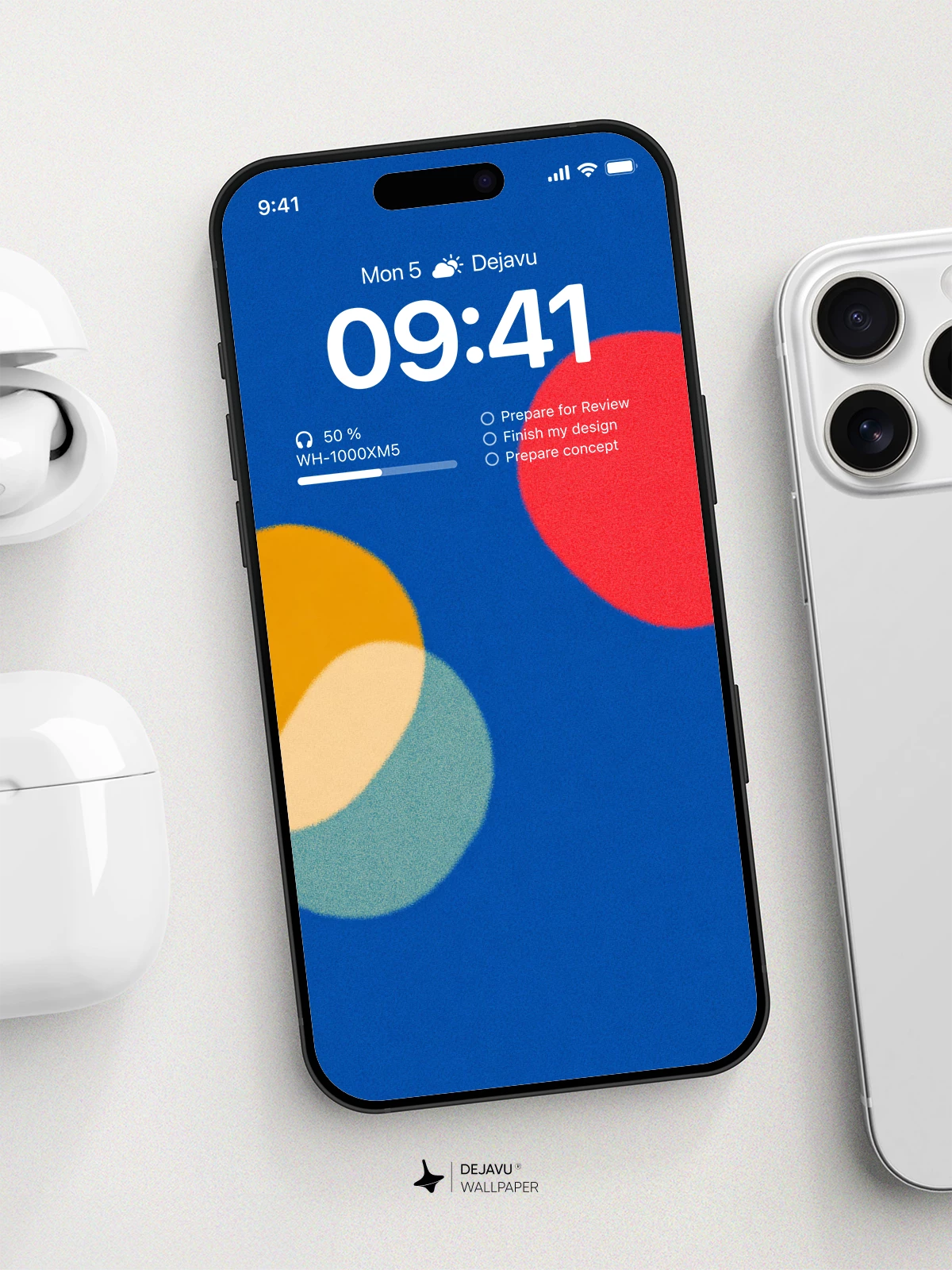 Colorful Circles Wallpaper 4K for iPhone Lock Screen