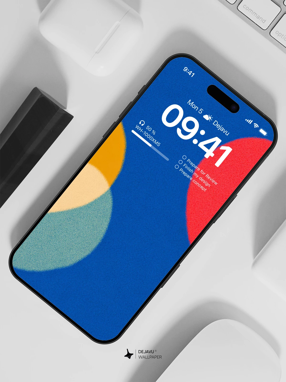 Colorful Circles Wallpaper 4K for iPhone Lock Screen