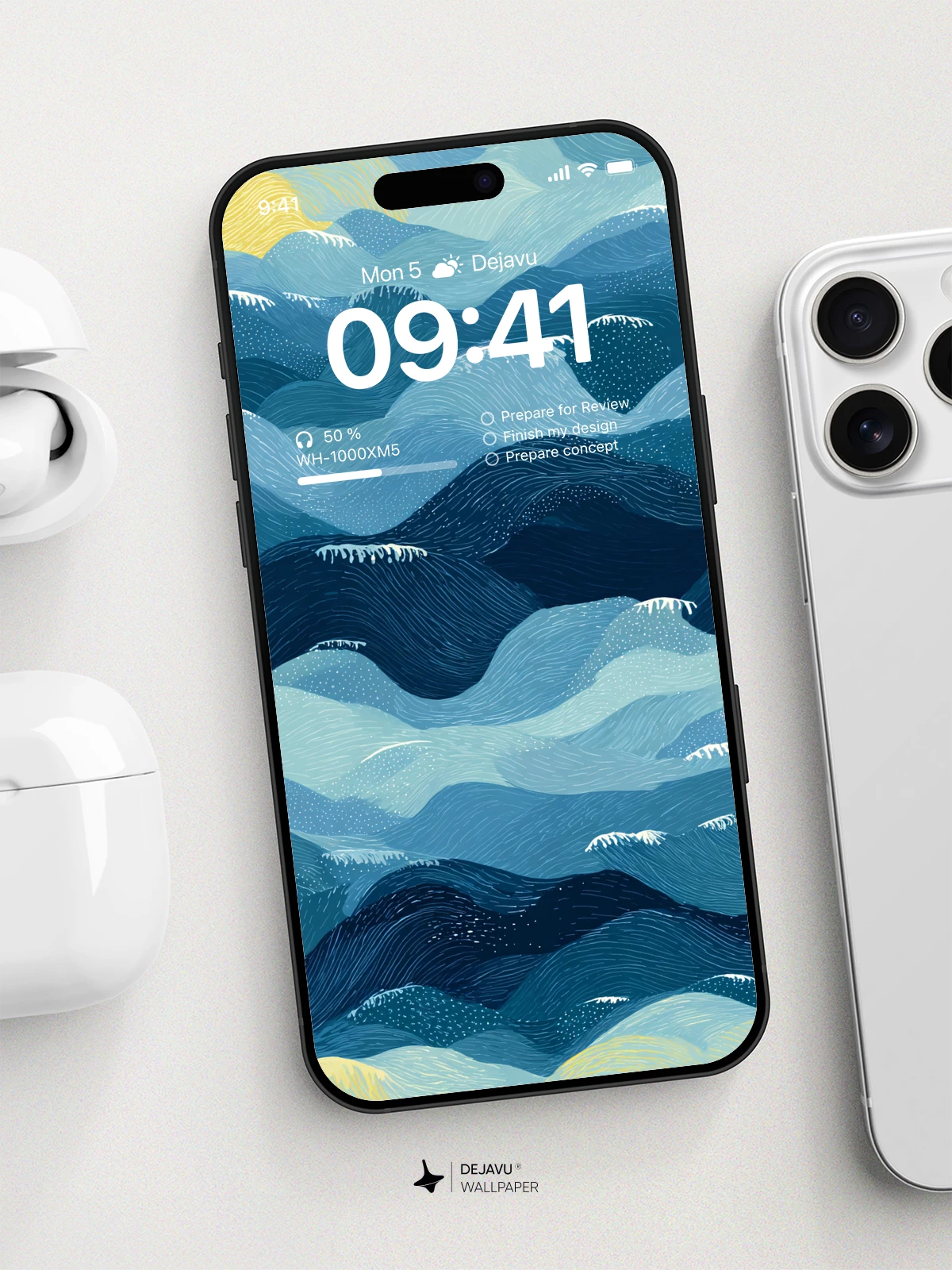 Ocean Waves Wallpaper 4K for iPhone Lock Screen