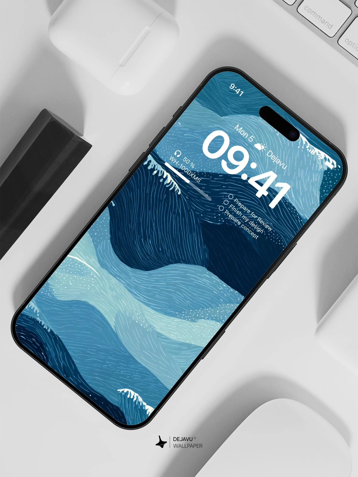 Ocean Waves Wallpaper 4K for iPhone Lock Screen