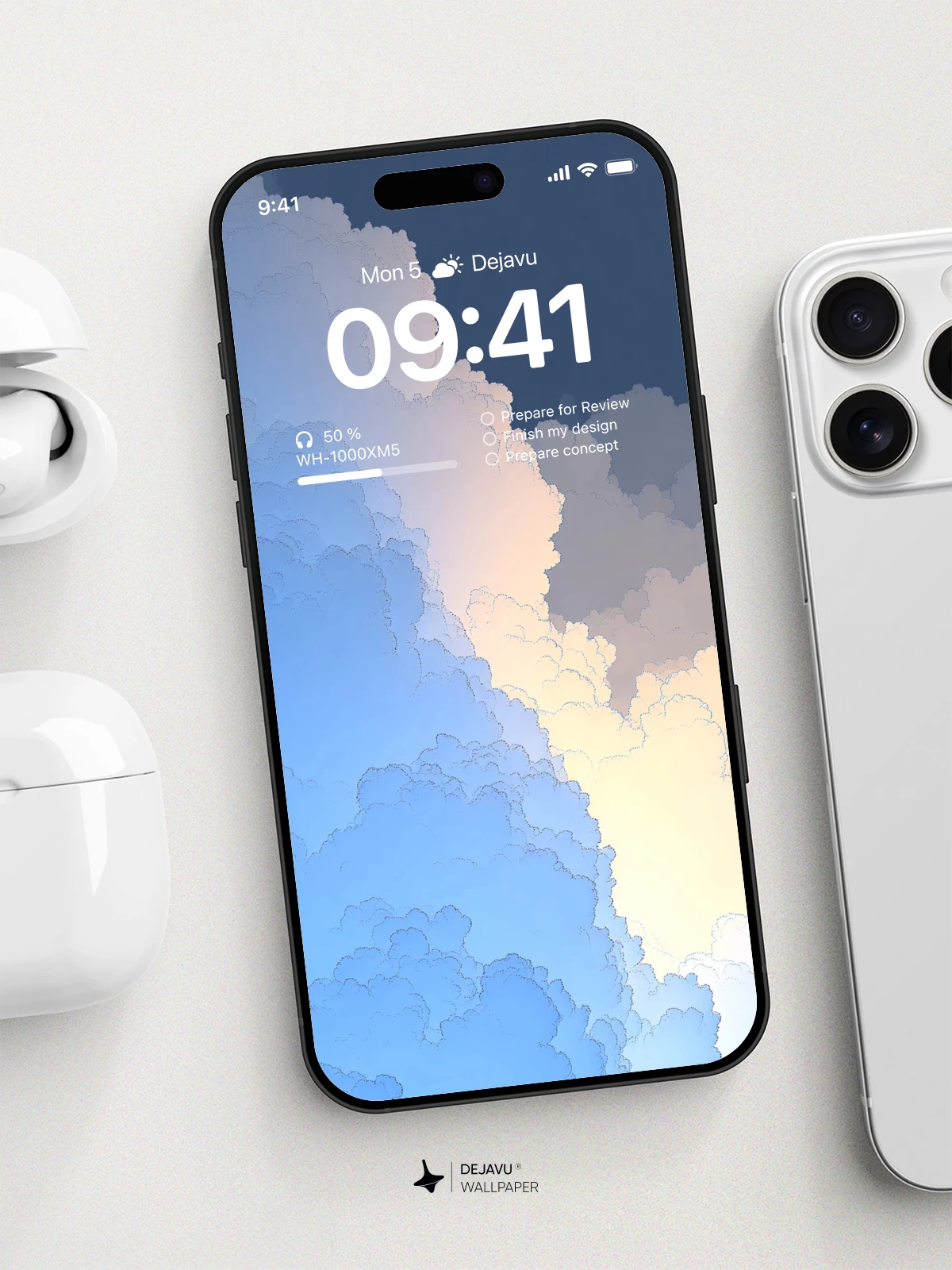 Blue Sky Wallpaper 4K for iPhone Lock Screen