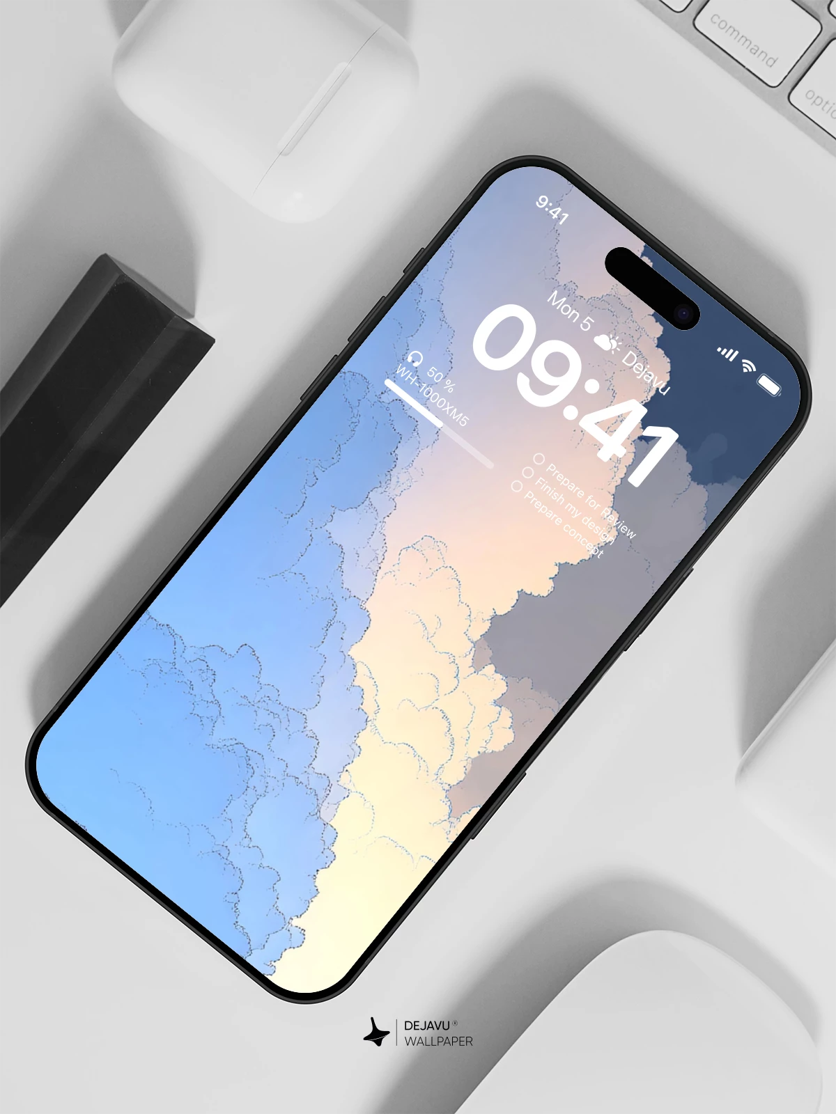 Blue Sky Wallpaper 4K for iPhone Lock Screen