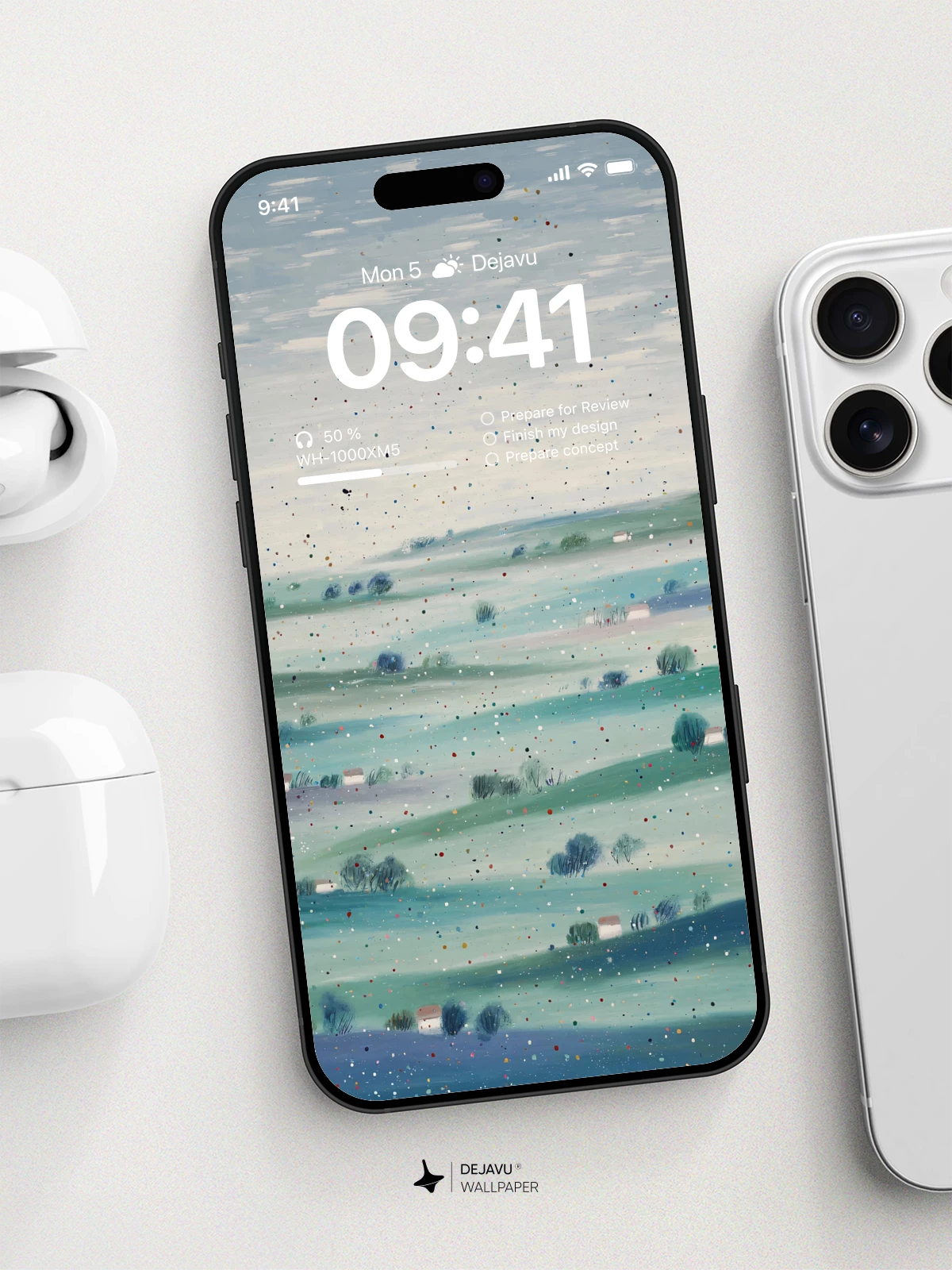 Winter Snowy Landscape Wallpaper 4K for iPhone Lock Screen