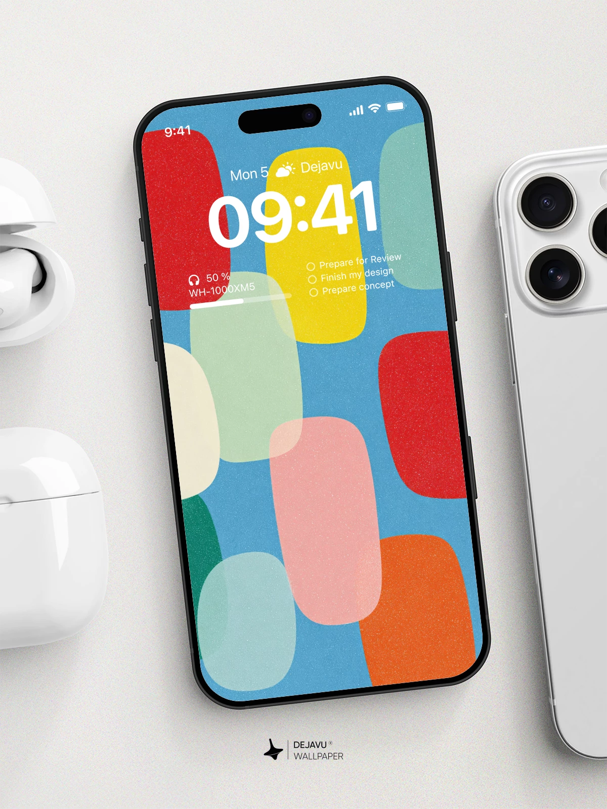 Colorful Abstract Wallpaper 4K for iPhone Lock Screen