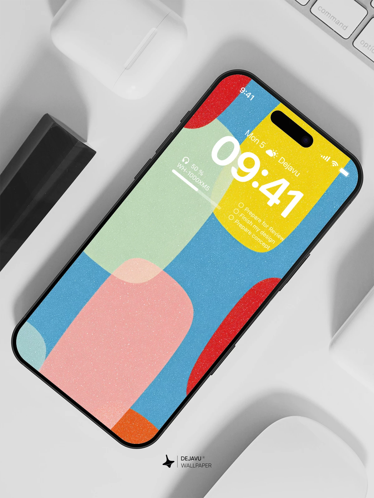 Colorful Abstract Wallpaper 4K for iPhone Lock Screen