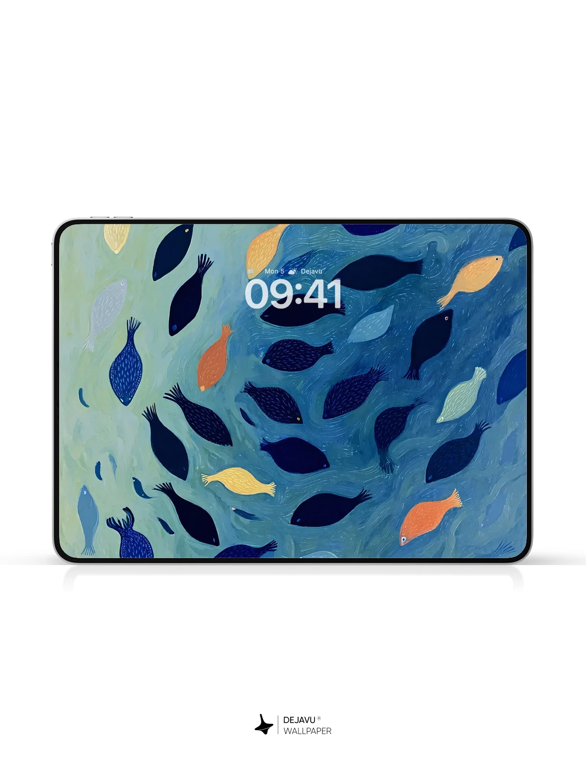 School of Fish Wallpaper 4K for iPhone Lock Screen
