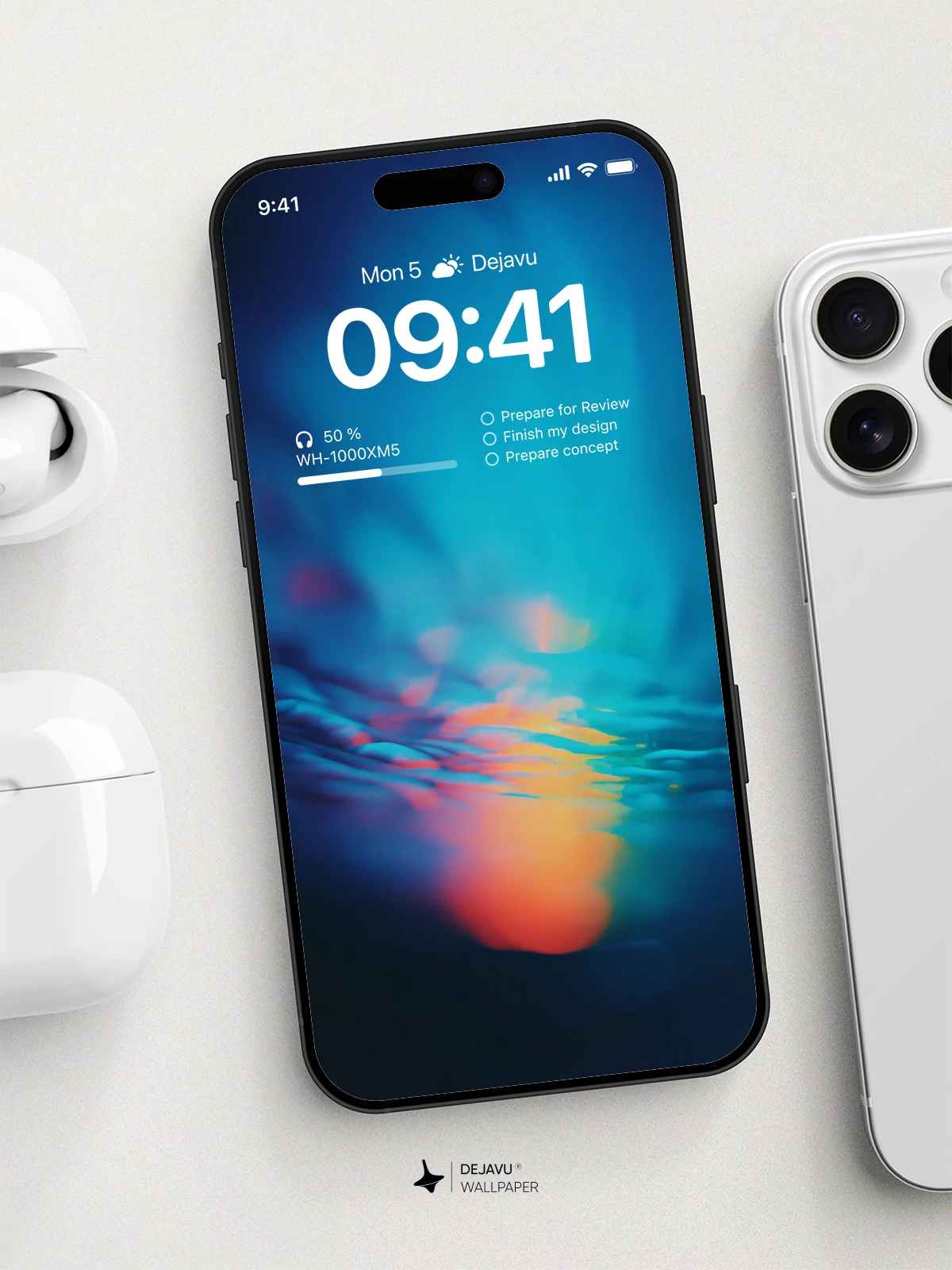 Abstract Light Wallpaper 4K for iPhone Lock Screen