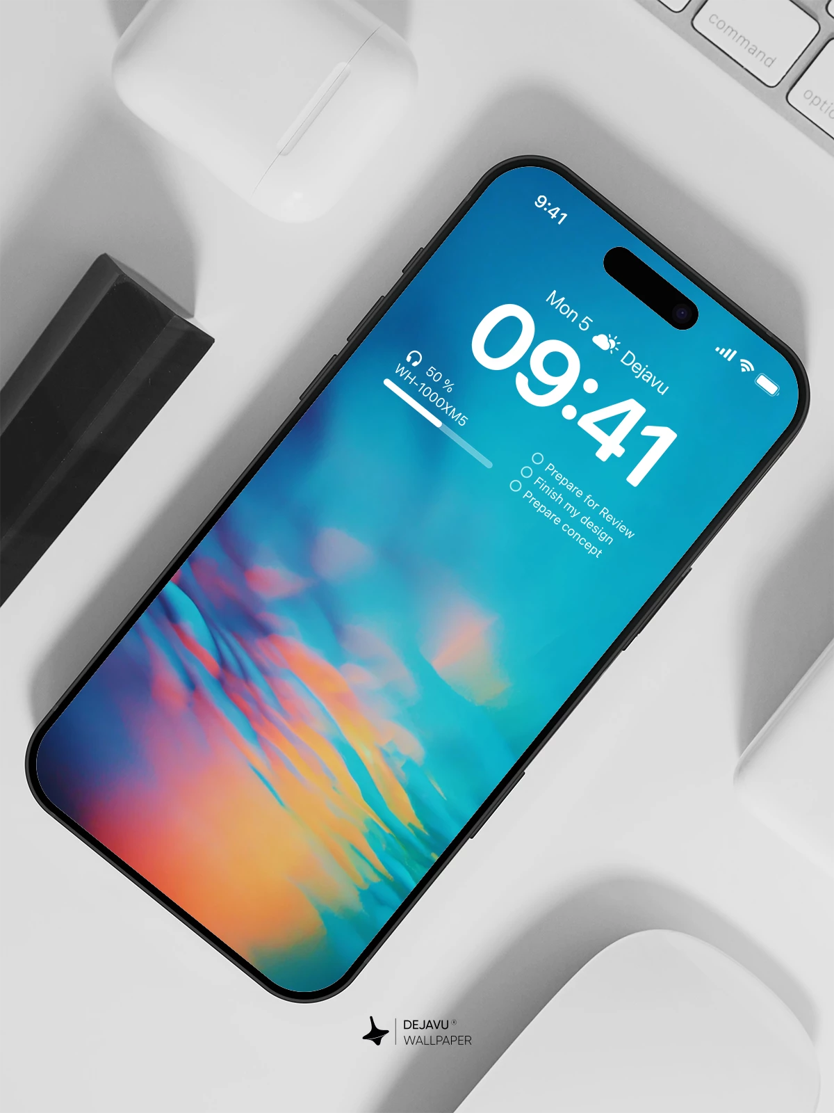Abstract Light Wallpaper 4K for iPhone Lock Screen