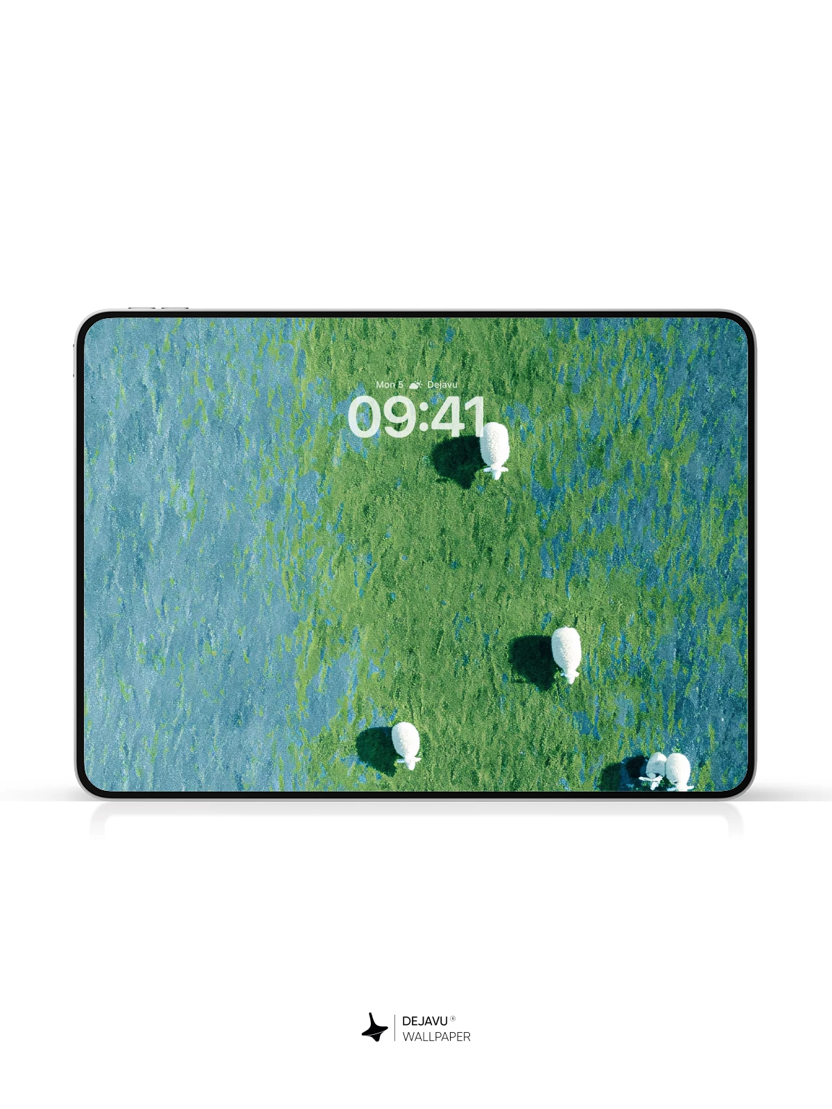 Aerial Sheep Wallpaper 4K for iPhone Lock Screen
