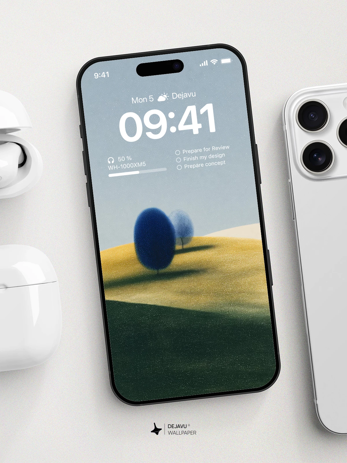 Abstract Blue Sphere Wallpaper 4K for iPhone Lock Screen