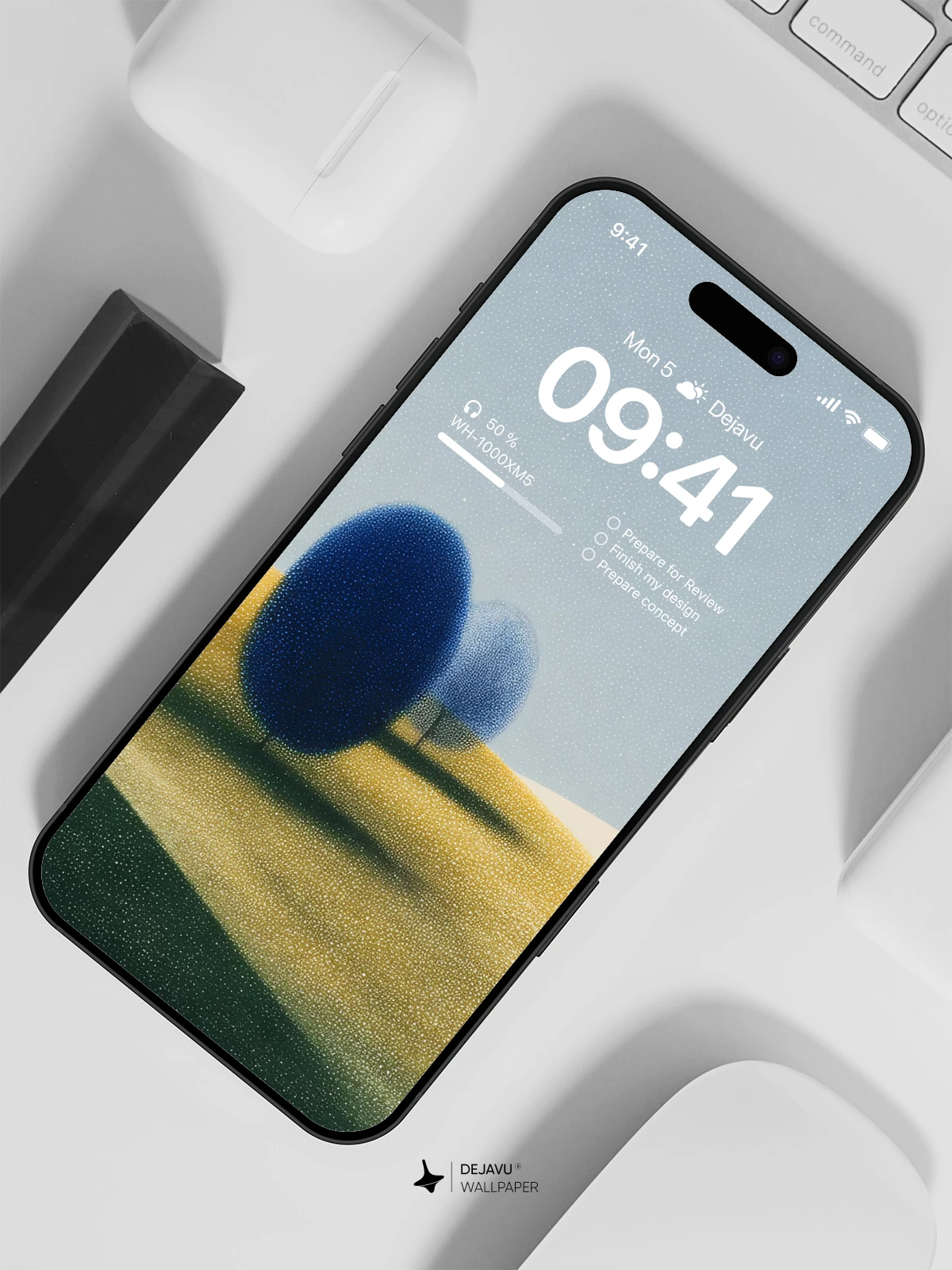 Abstract Blue Sphere Wallpaper 4K for iPhone Lock Screen