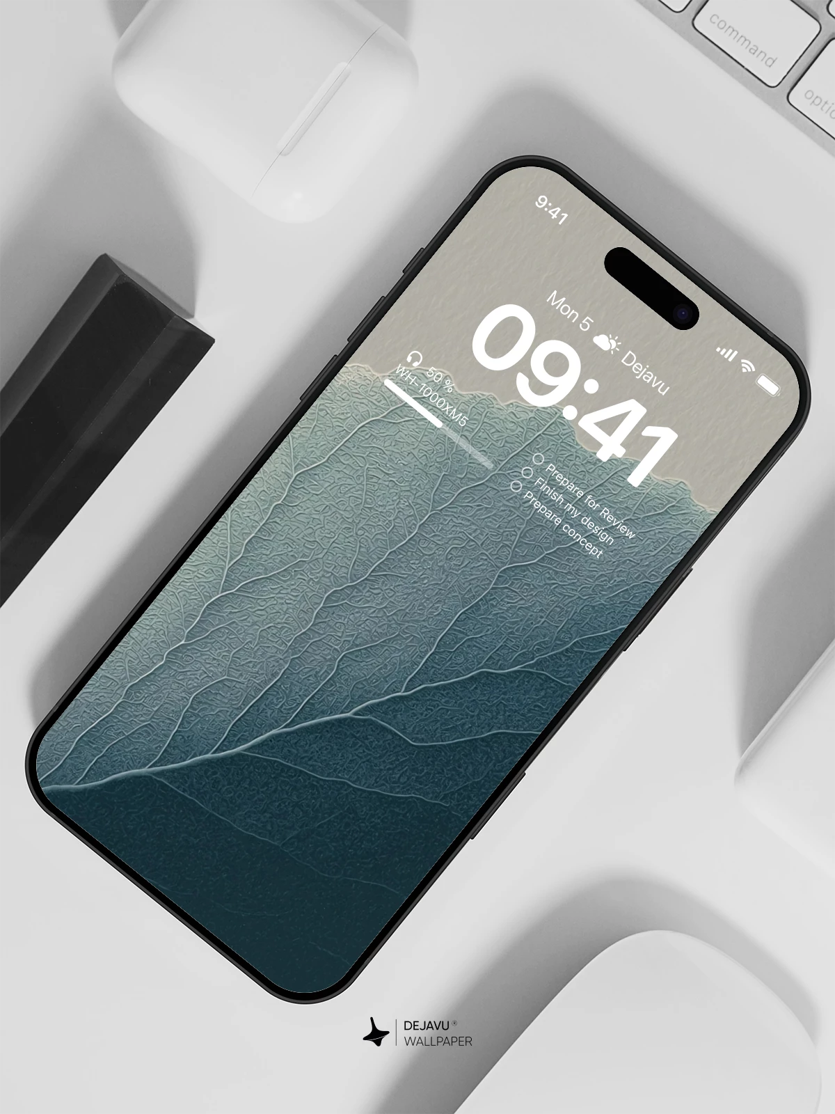 Leaf Vein Texture Wallpaper 4K for iPhone Lock Screen
