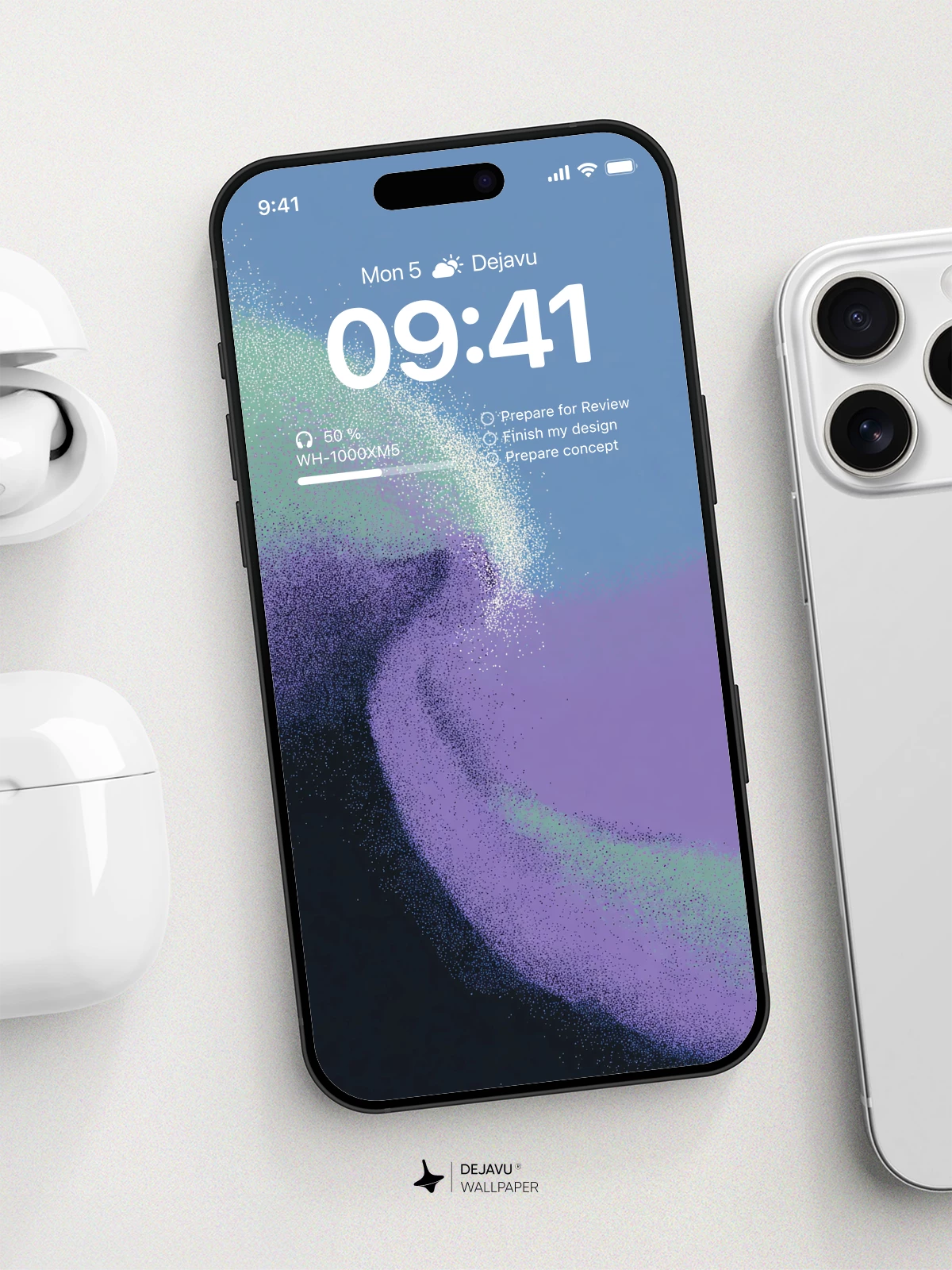 Abstract Gradient Wallpaper 4K for iPhone Lock Screen
