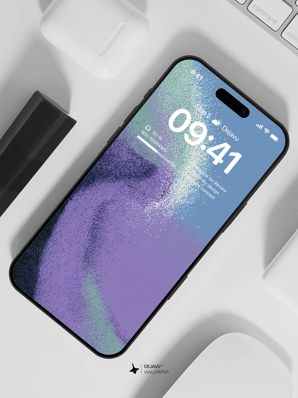 Abstract Gradient Wallpaper 4K for iPhone Lock Screen