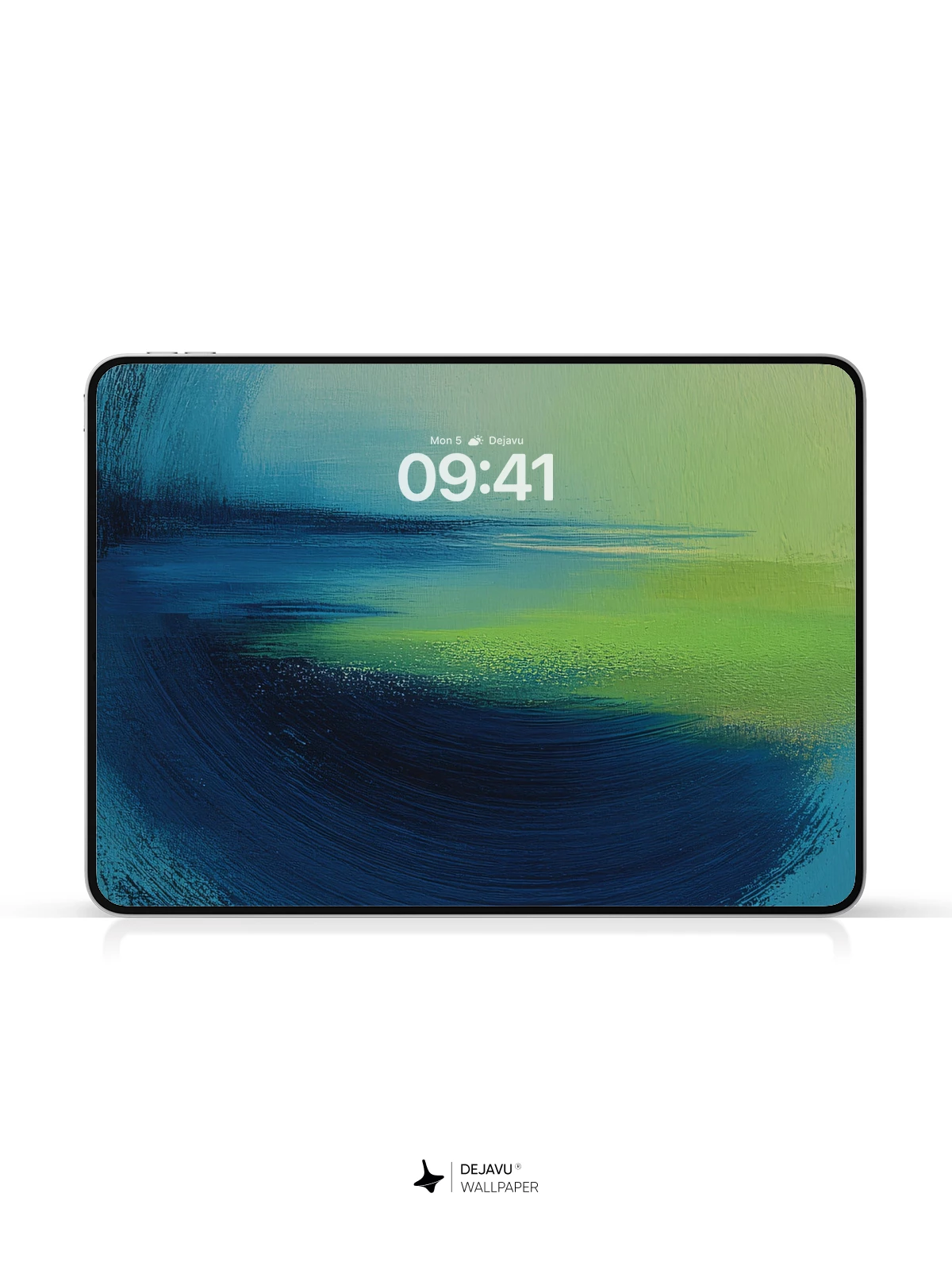 Abstract Blue and Green Gradient Wallpaper 4K for Mobile Background