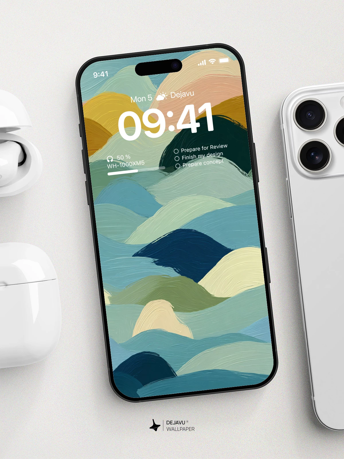 Abstract Wave Wallpaper 4K for iPhone Lock Screen