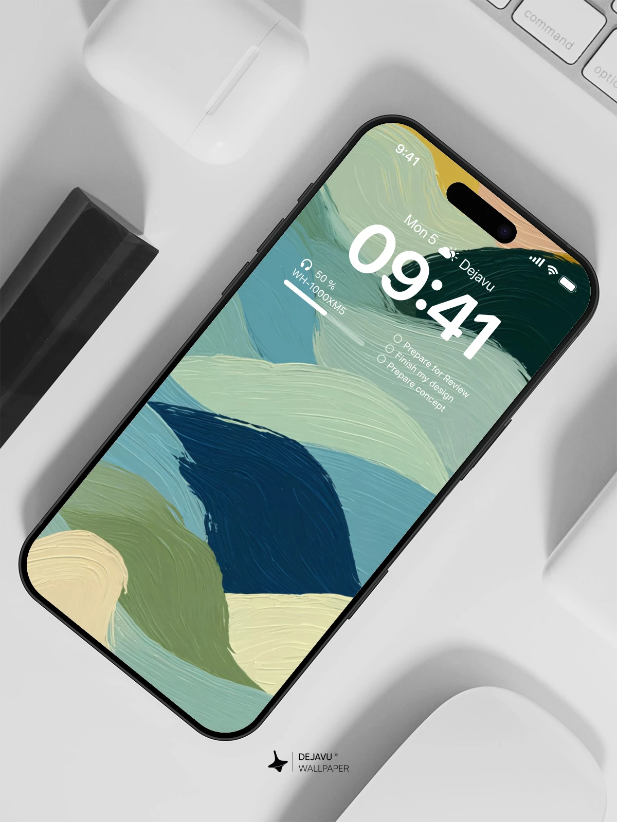 Abstract Wave Wallpaper 4K for iPhone Lock Screen