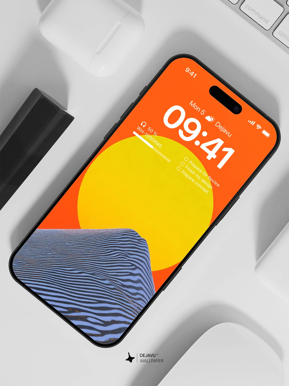 Sunset Mountain Wallpaper 4K for iPhone Lock Screen