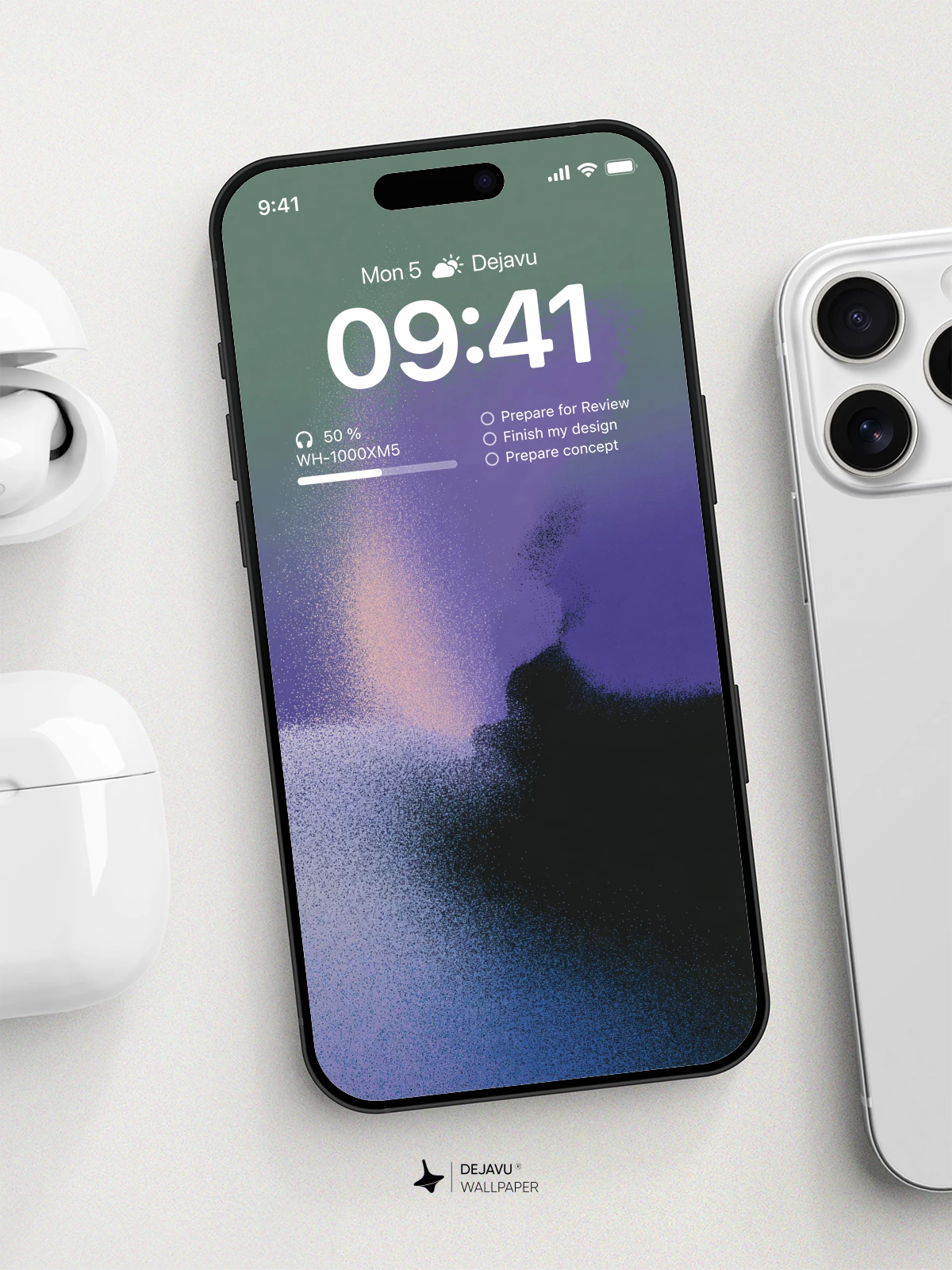 Abstract Gradient Wallpaper 4K for iPhone Lock Screen