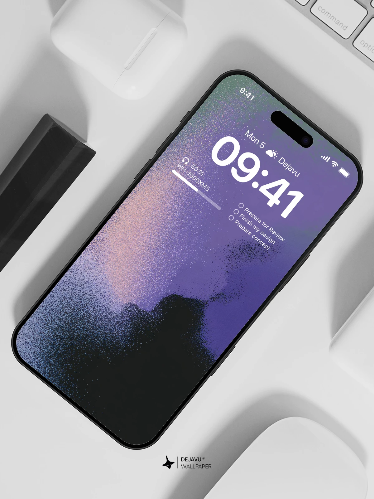 Abstract Gradient Wallpaper 4K for iPhone Lock Screen