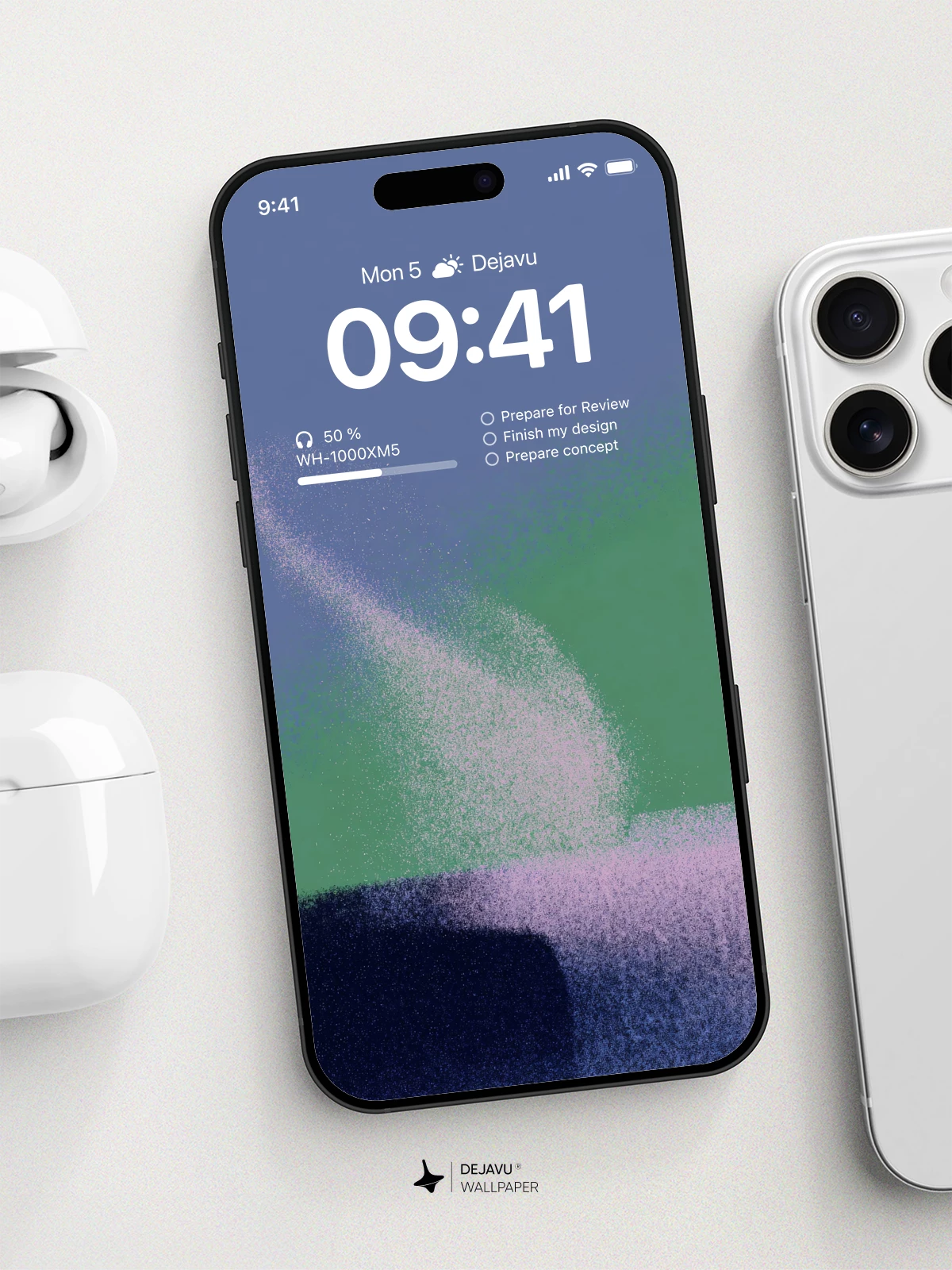 Abstract Gradient Wallpaper 4K for iPhone Lock Screen