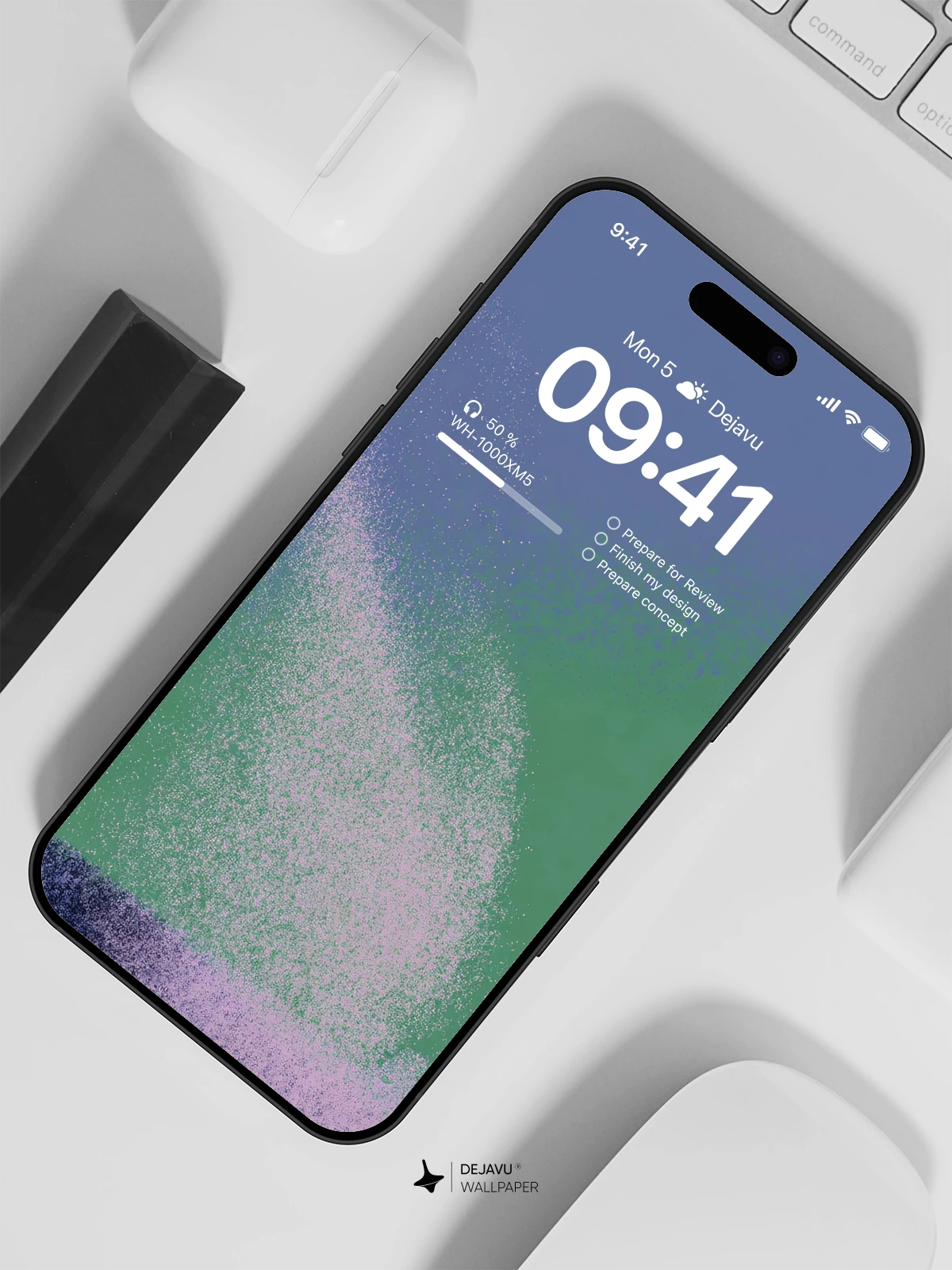 Abstract Gradient Wallpaper 4K for iPhone Lock Screen