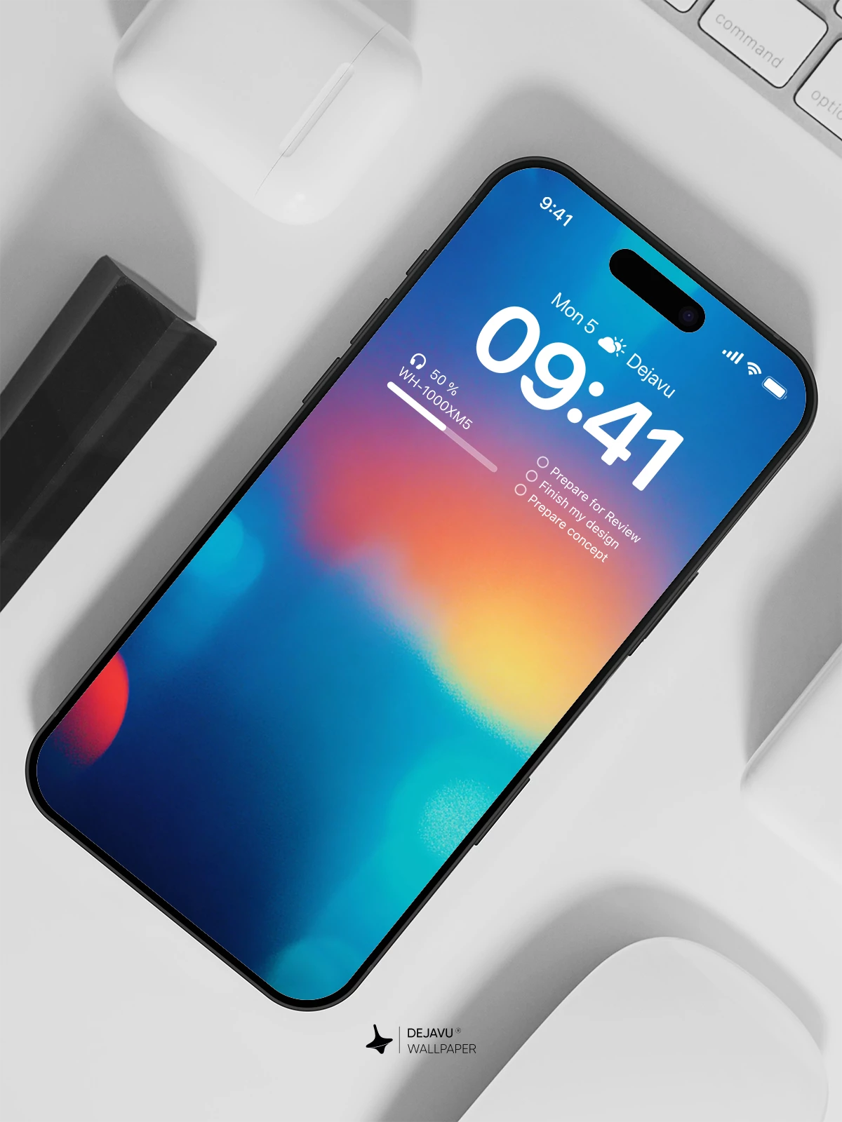 Neon Lights Blur Wallpaper 4K for iPhone Lock Screen