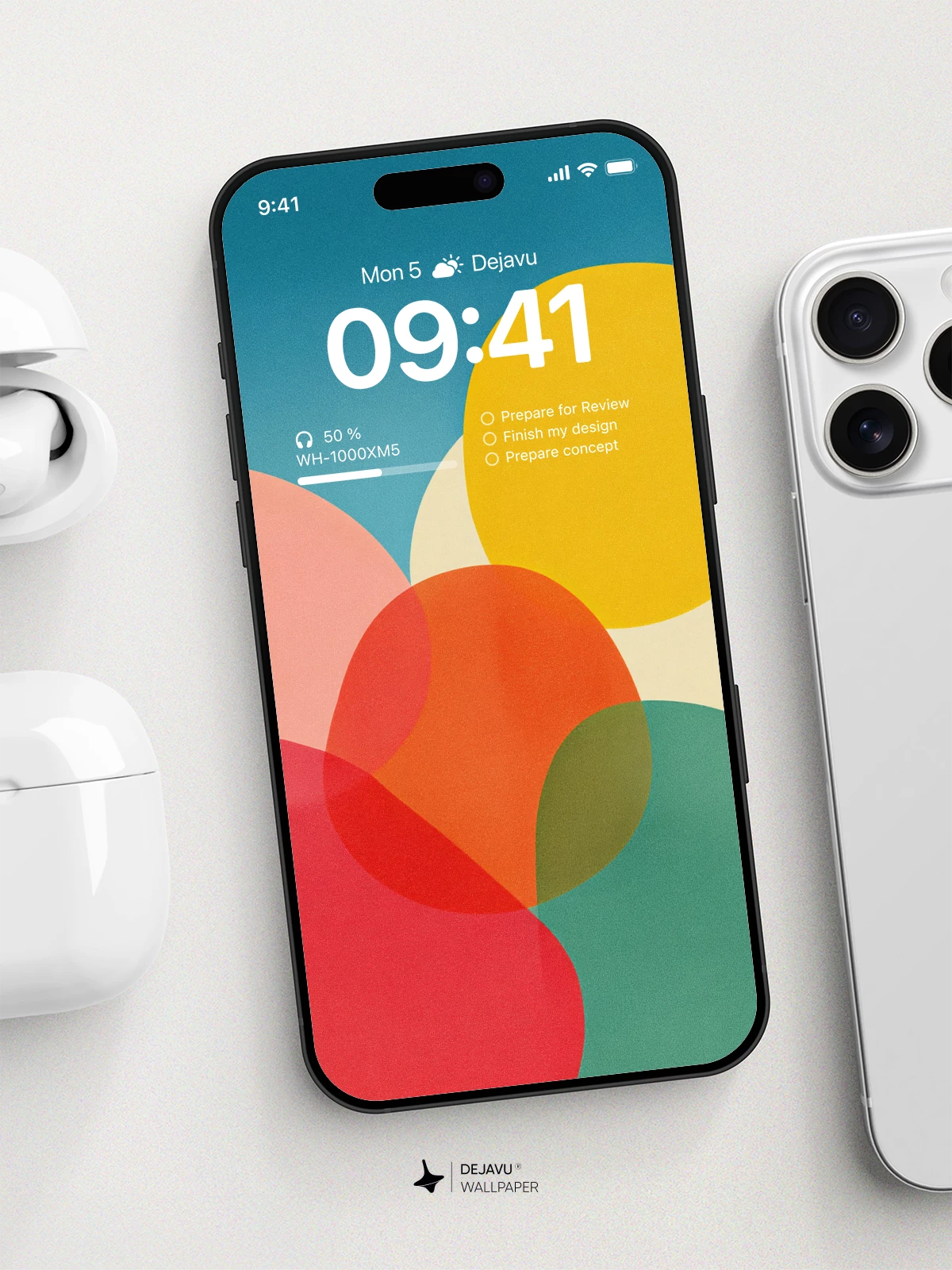 Abstract Colorful Wallpaper 4K for iPhone Lock Screen