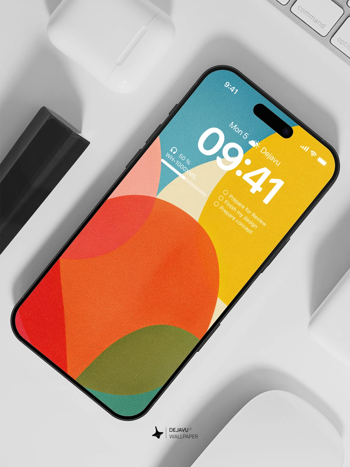 Abstract Colorful Wallpaper 4K for iPhone Lock Screen