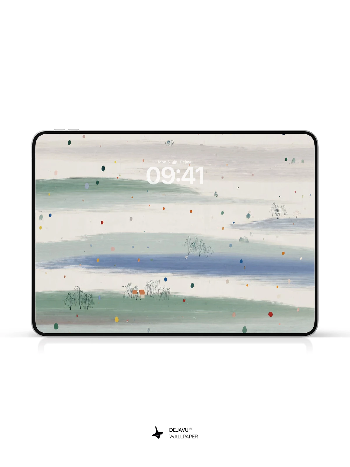 Minimal Abstract Landscape Wallpaper 4K for iPhone Lock Screen