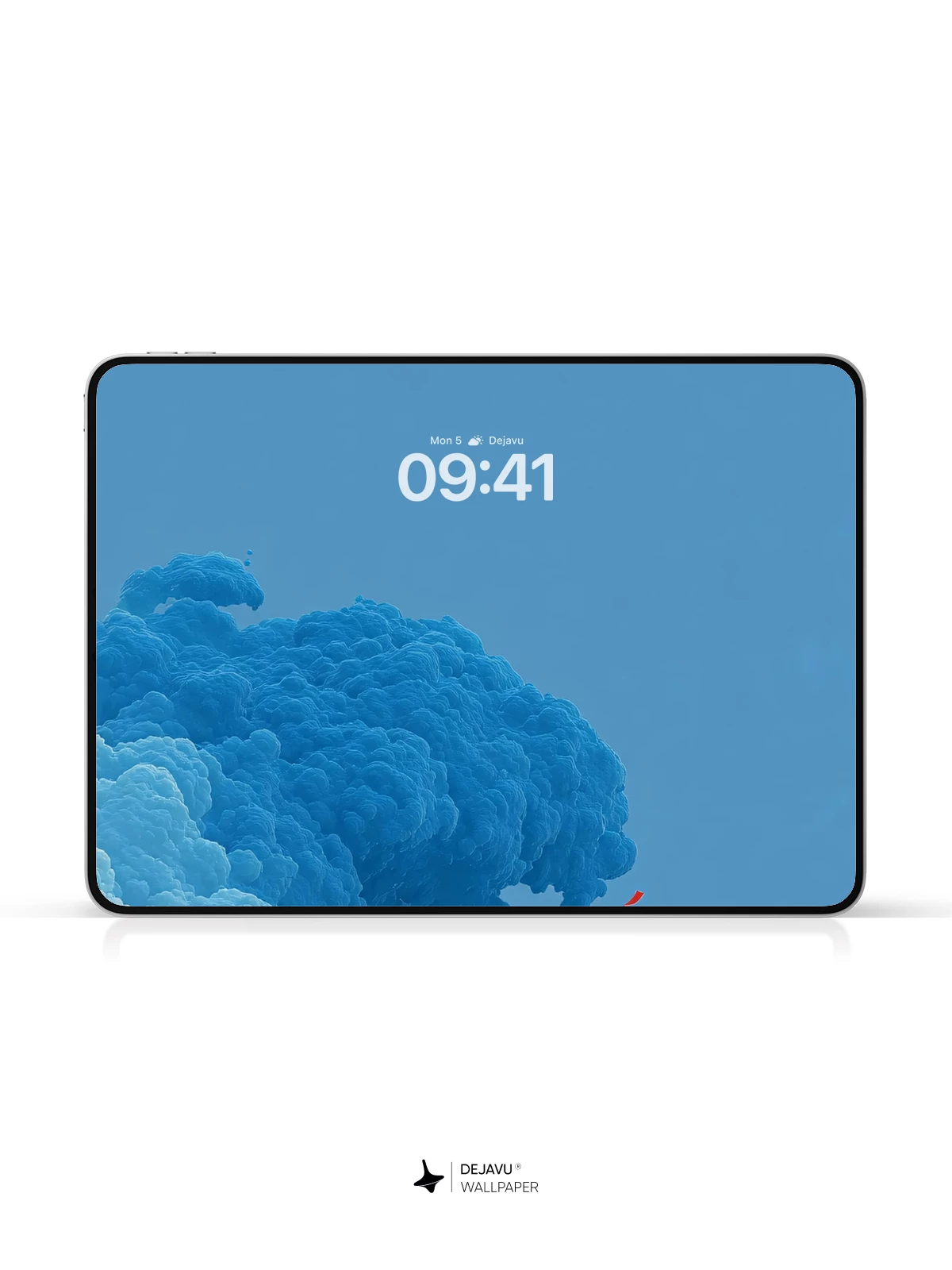 Blue Cloud Wallpaper 4K for iPhone Lock Screen