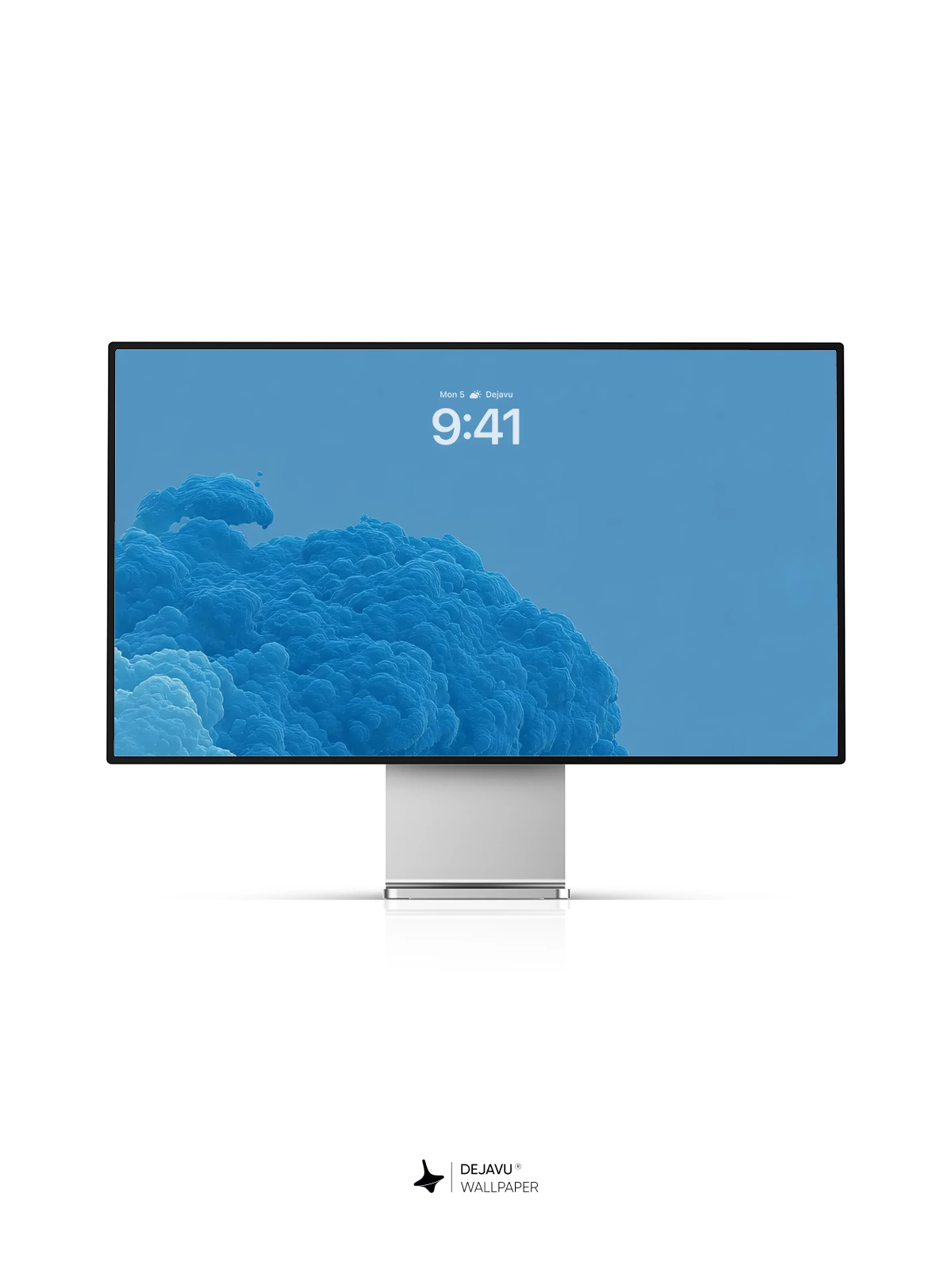 Blue Cloud Wallpaper 4K for iPhone Lock Screen