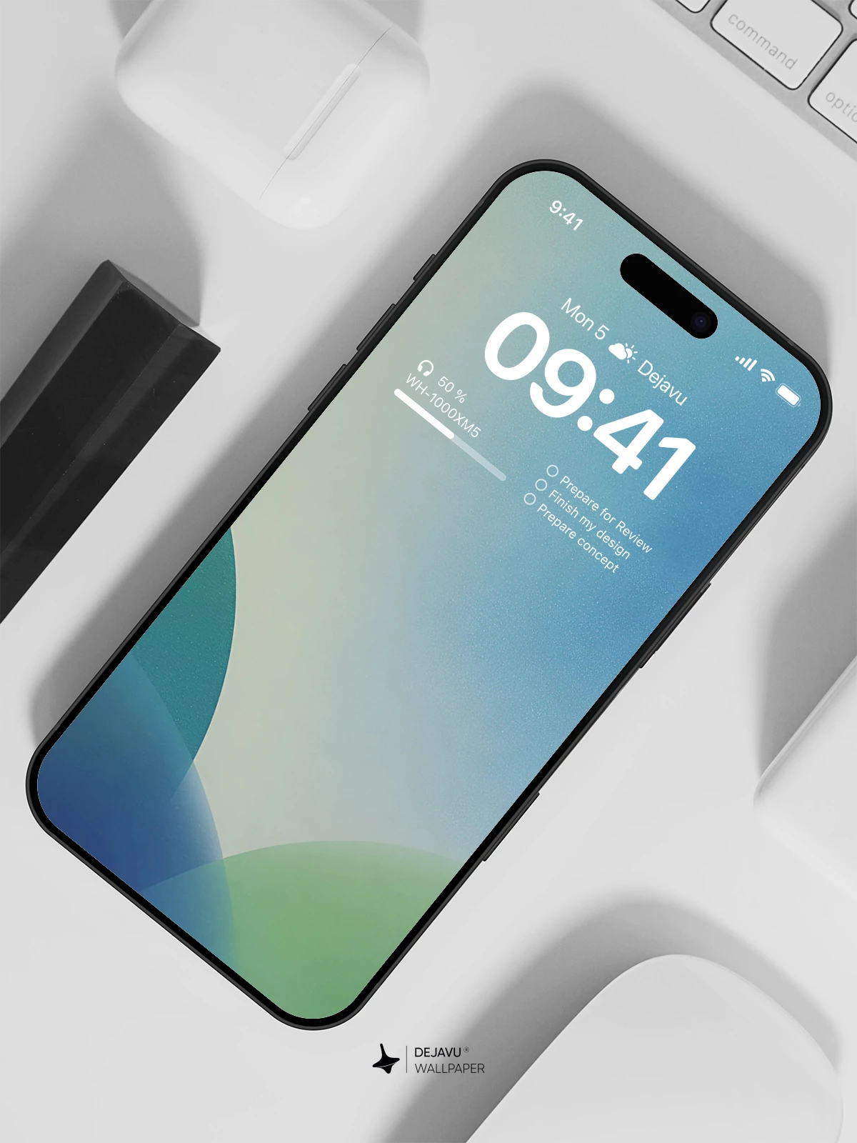 Abstract Gradient Wallpaper 4K for iPhone Lock Screen