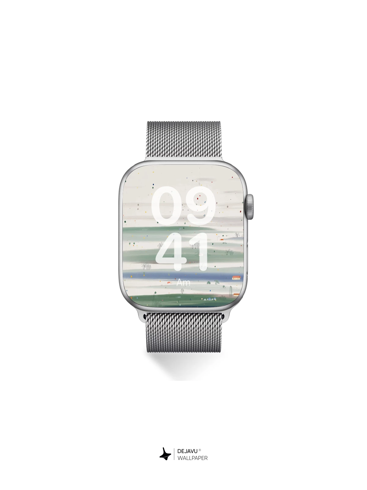 Minimal Landscape Watercolor Wallpaper 4K for iPhone Lock Screen